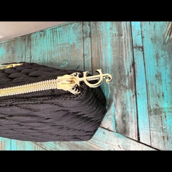 Juicy Couture Black Quilted Make up Bag - Picture 7 of 10